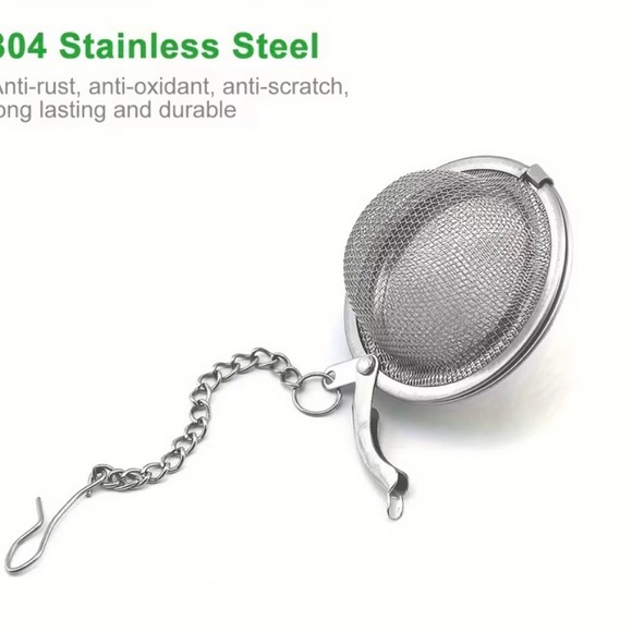 2 Silver Mesh Ball Tea Infusers - Picture 12 of 12